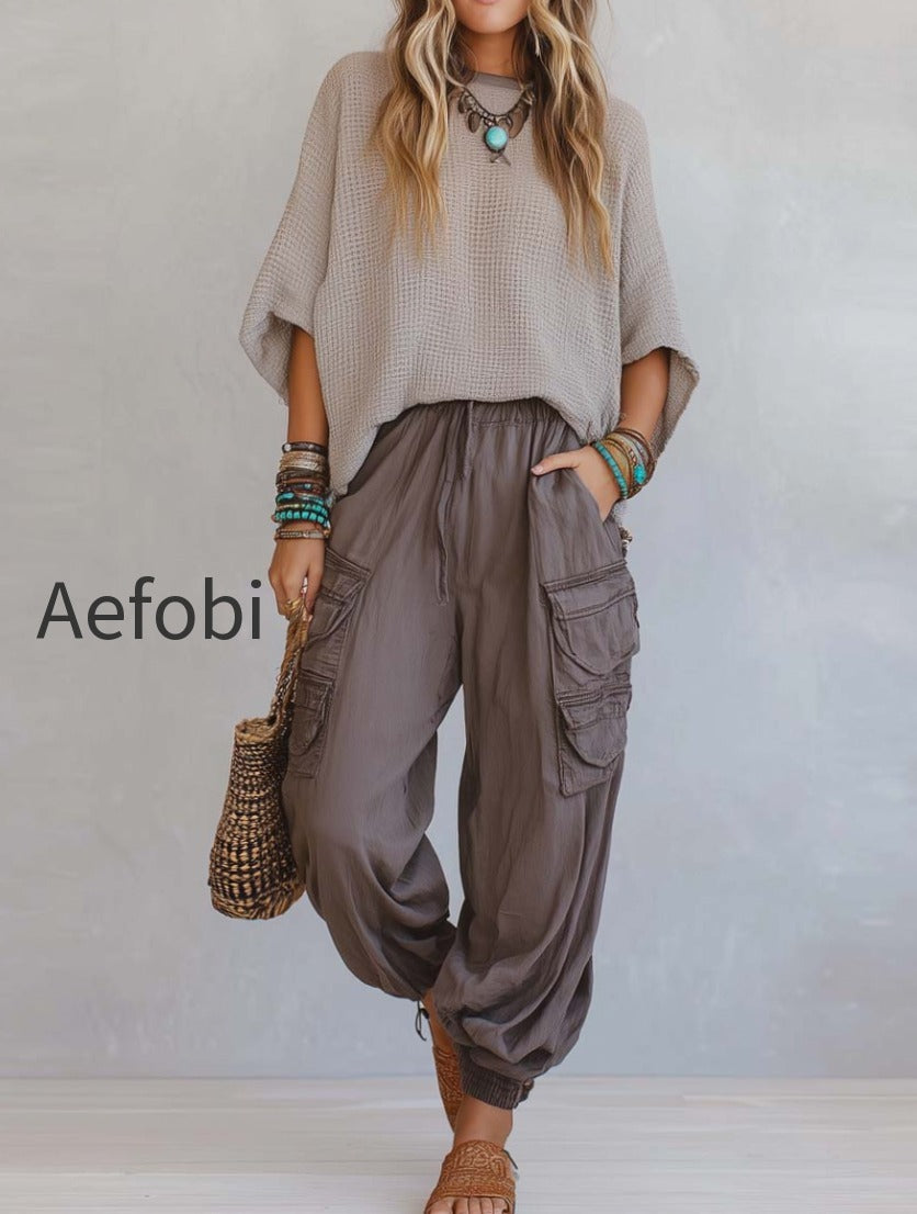 retro-knit-top-and-cuffed-pants-set