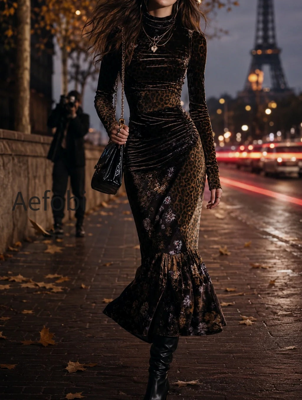 retro-gothic-leopard-print-and-floral-patchwork-velvet-maxi-dress