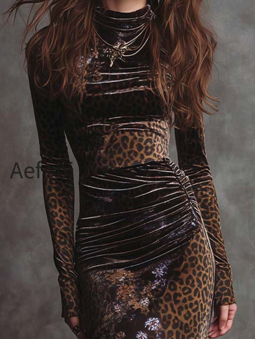 retro-gothic-leopard-print-and-floral-patchwork-velvet-maxi-dress