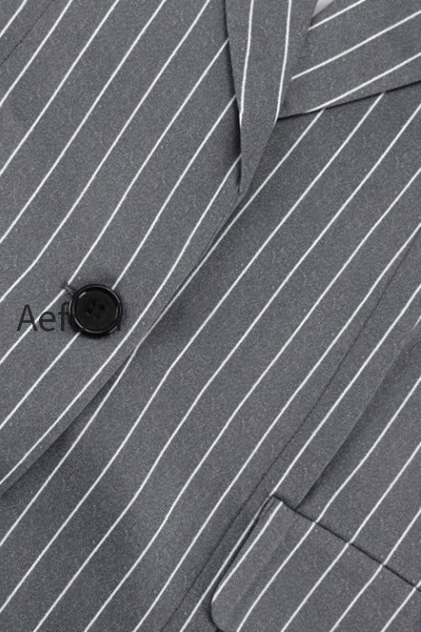 fl-fashion-striped-suit-blazer-two-piece-set