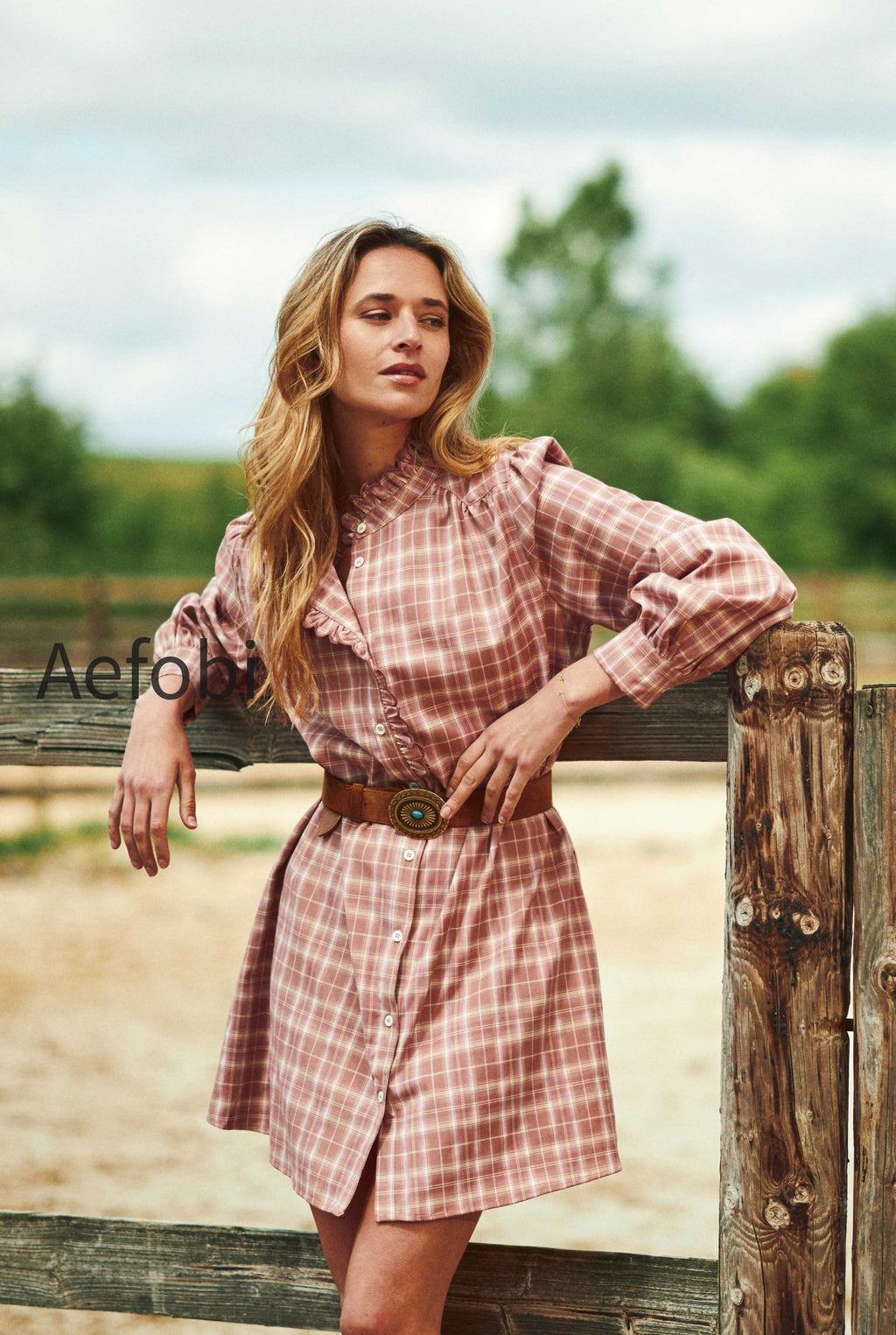 robe-carreaux-rose-raquel