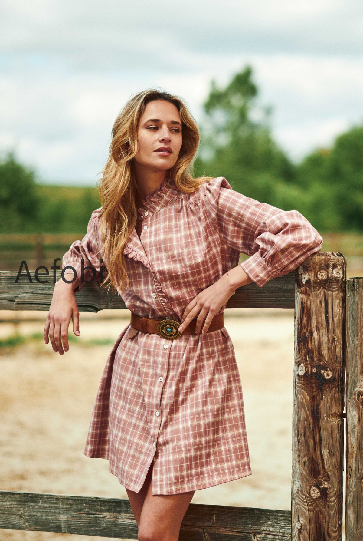 robe-carreaux-rose-raquel