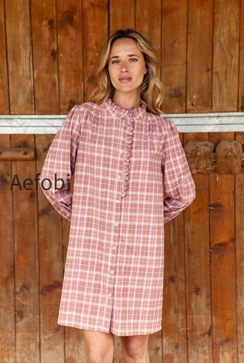 robe-carreaux-rose-raquel