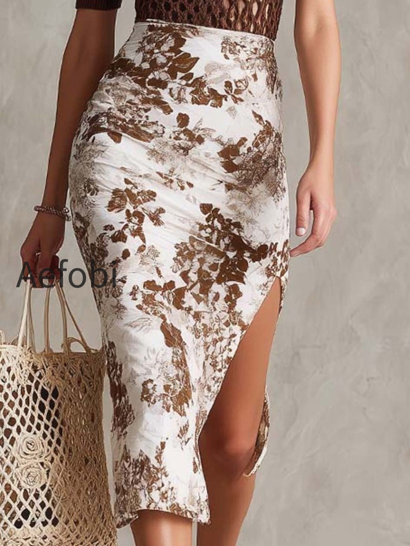brown-crochet-off-shoulder-top-and-vintage-floral-midi-skirt-two-piece-set